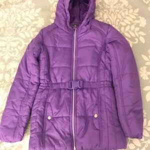 Rothschild Children's Purple Puffer Coat
